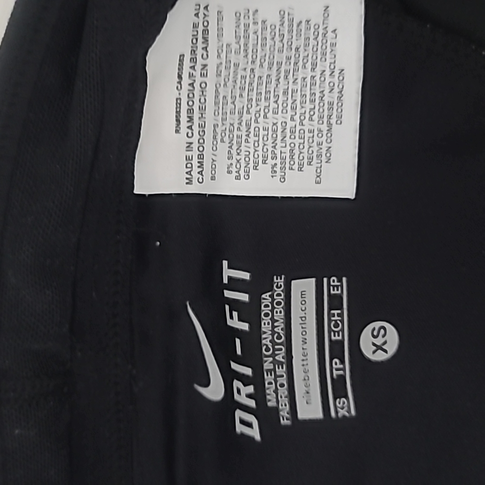 Nike Dri-Fit Running Legging Women's XS Black - Picture 3 of 3